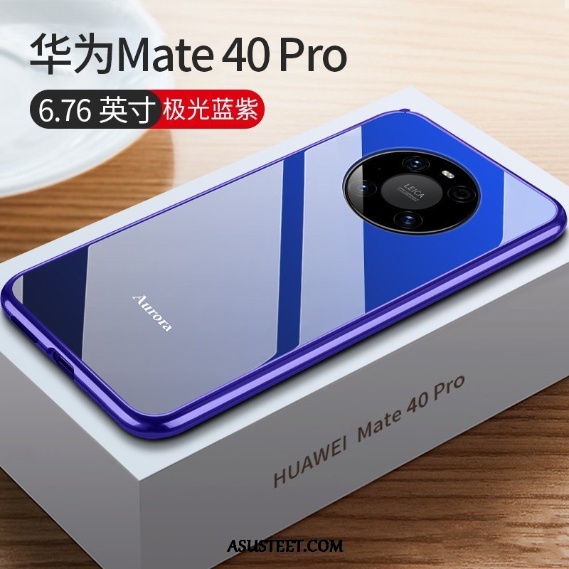 Huawei Mate 40 Pro Kuoret Punainen Metalli Puhelimen Ohut Suojaus