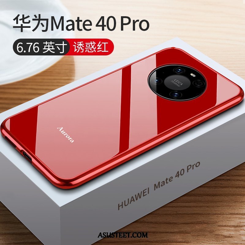 Huawei Mate 40 Pro Kuoret Punainen Metalli Puhelimen Ohut Suojaus