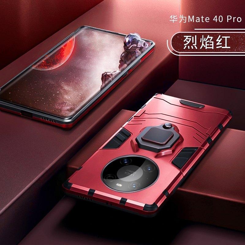 Huawei Mate 40 Pro Kuori Kuoret Suojaus Auto Tuki Sininen Murtumaton