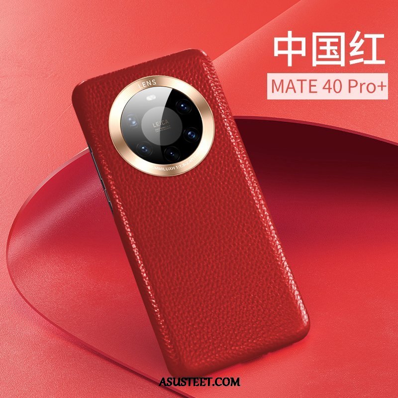 Huawei Mate 40 Pro+ Kuori Kuoret Suojaus Ylellisyys All Inclusive Nahkakotelo Ohut