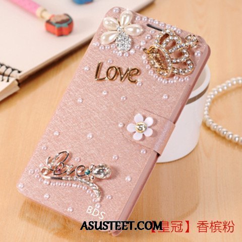 Huawei Mate 9 Kuori Kuoret Rhinestone Inlay All Inclusive Kotelo Nahkakotelo Suojaus