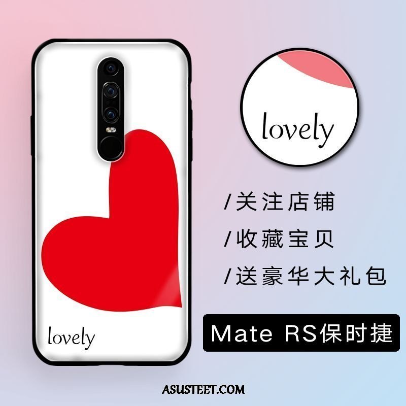 Huawei Mate Rs Kuoret Kuori Net Red Lasi Ohut Valkoinen