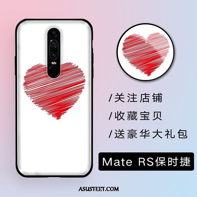 Huawei Mate Rs Kuoret Kuori Net Red Lasi Ohut Valkoinen