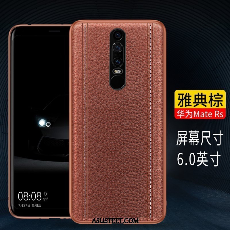 Huawei Mate Rs Kuoret Suojaus Silikoni Murtumaton Luova Musta