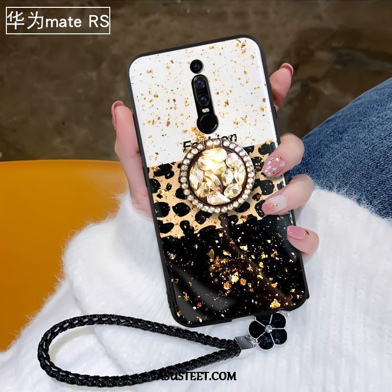 Huawei Mate Rs Kuoret Ylellisyys Suojaus Rhinestone Inlay Leopardi Kotelo