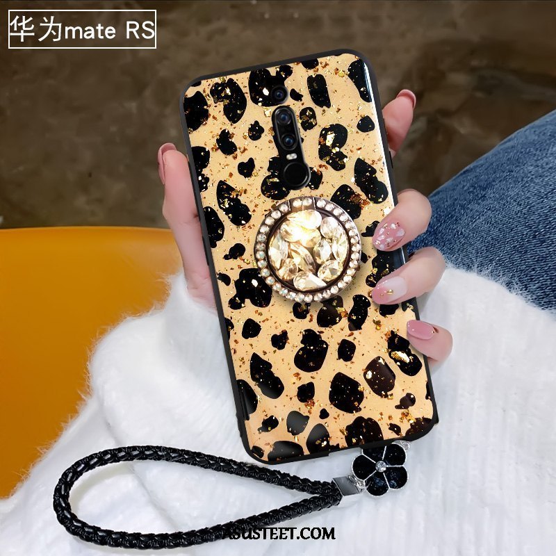 Huawei Mate Rs Kuoret Ylellisyys Suojaus Rhinestone Inlay Leopardi Kotelo