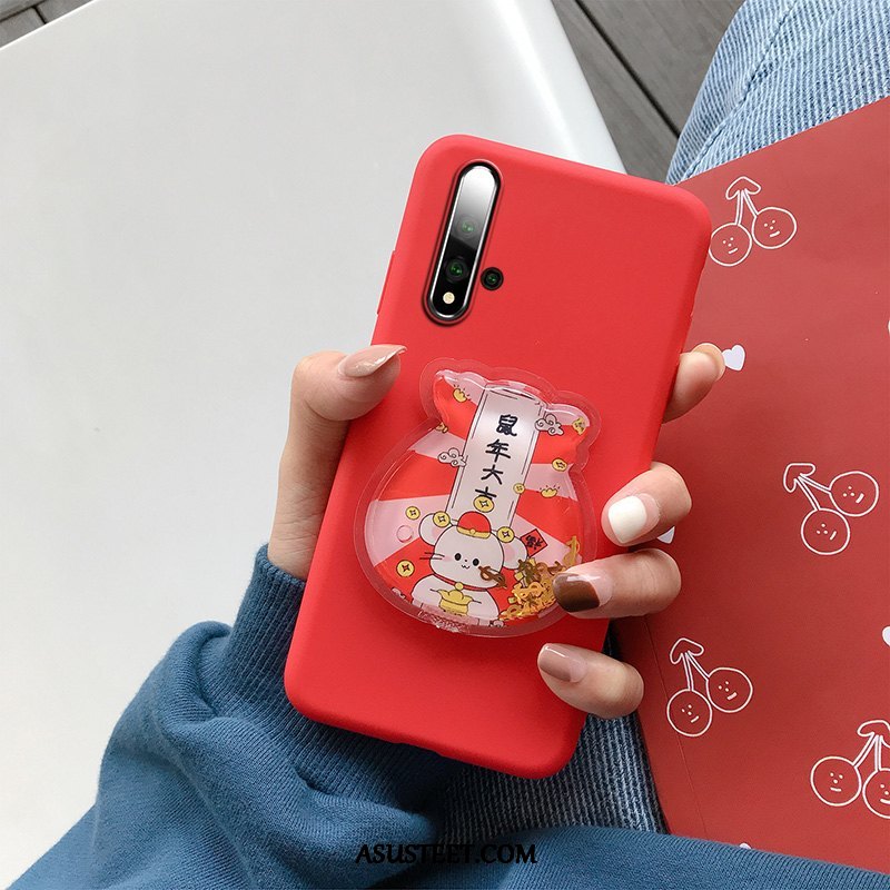 Huawei Nova 5t Kuori Kuoret Kotelo Rakastunut Suojaus Punainen Ihana