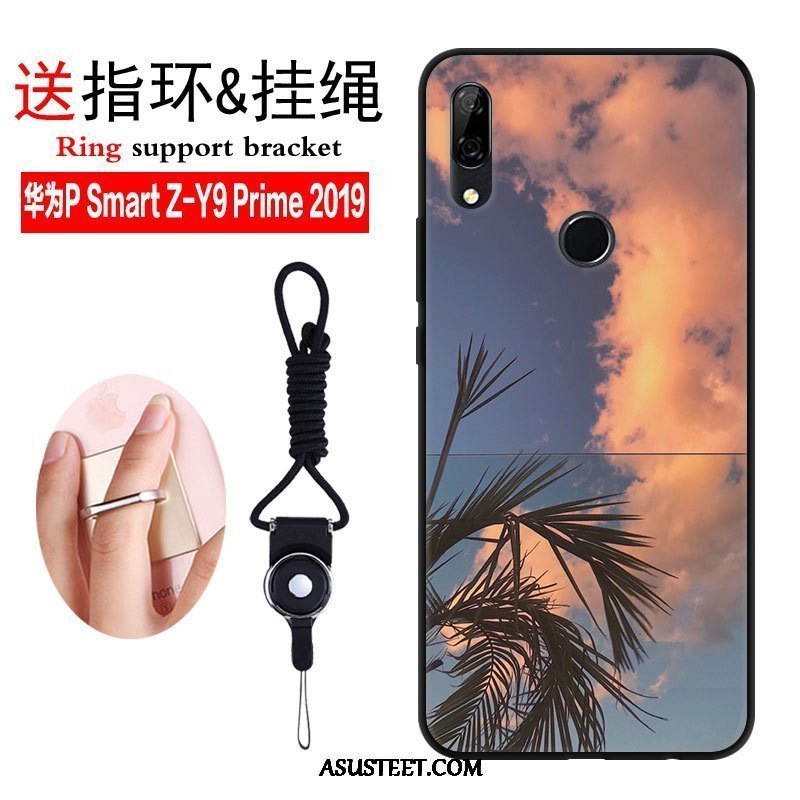 Huawei P Smart 2019 Kuori Kuoret Murtumaton Yksinkertainen Pesty Suede Trendi Tuuli