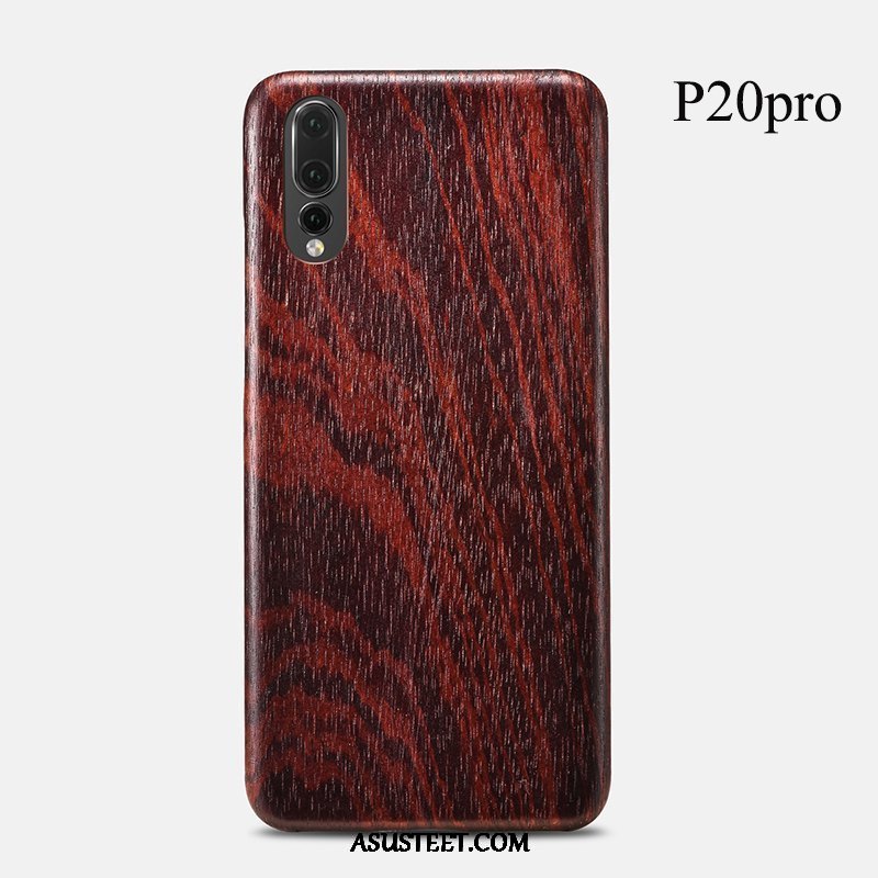 Huawei P20 Pro Kuoret Puhelimen Puu Suojaus Kuori Kotelo