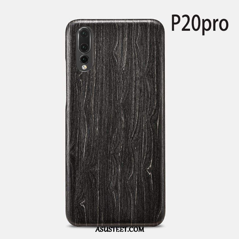 Huawei P20 Pro Kuoret Puhelimen Puu Suojaus Kuori Kotelo