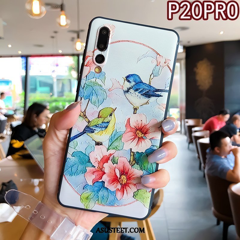 Huawei P20 Pro Kuori Kuoret Rengas Silikoni Murtumaton Pehmeä Neste Persoonallisuus