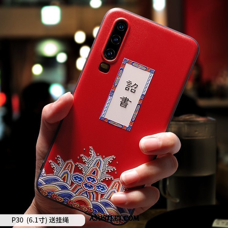 Huawei P30 Kuoret Kotelo Luova Kuori Pehmeä Neste Suojaus