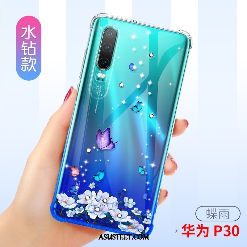 Huawei P30 Kuoret Ohut Suupaltti All Inclusive Läpinäkyvä Ultra