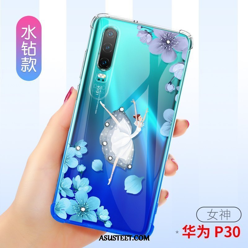 Huawei P30 Kuoret Ohut Suupaltti All Inclusive Läpinäkyvä Ultra