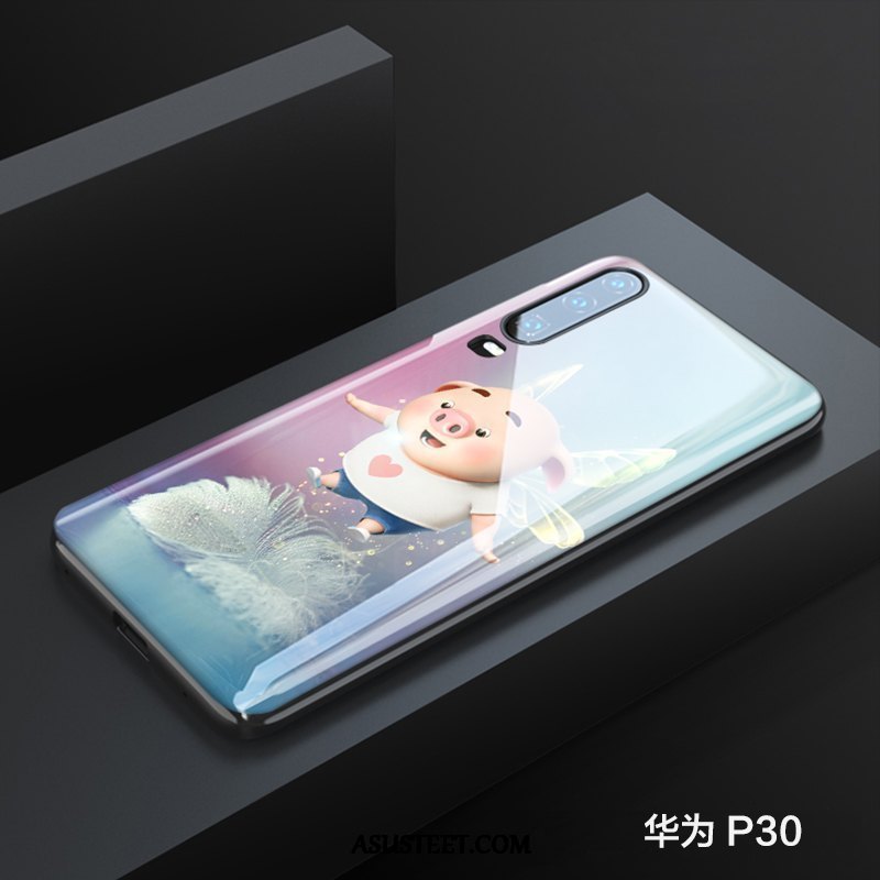 Huawei P30 Kuori Kuoret Ihana Murtumaton Rakastunut Sarjakuva