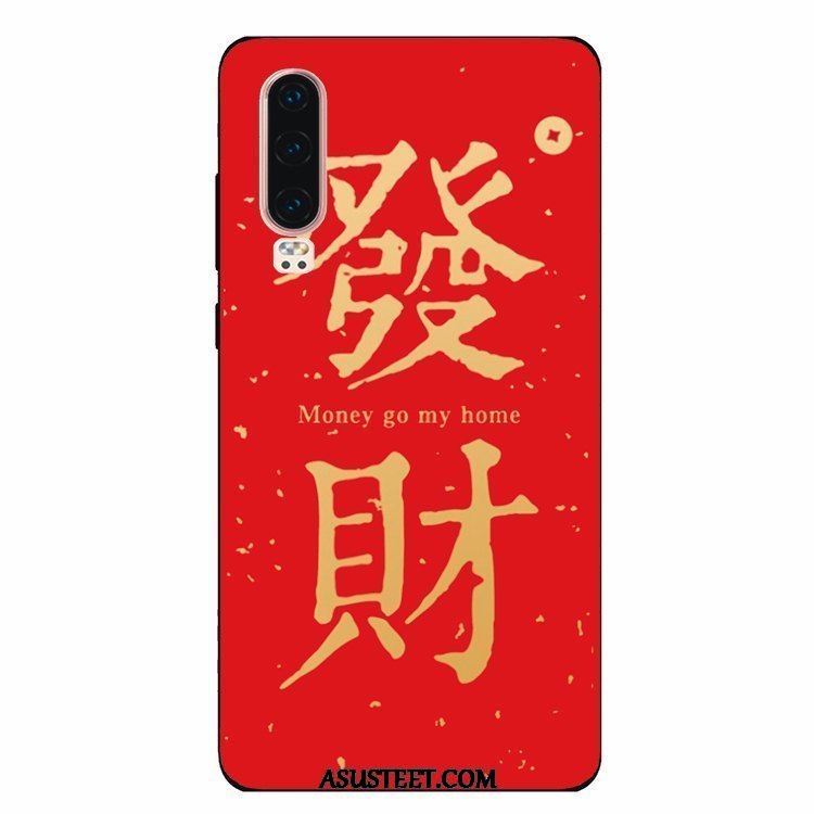 Huawei P30 Kuori Kuoret Pehmeä Neste Puhelimen Kiinalainen Tyyli Persoonallisuus