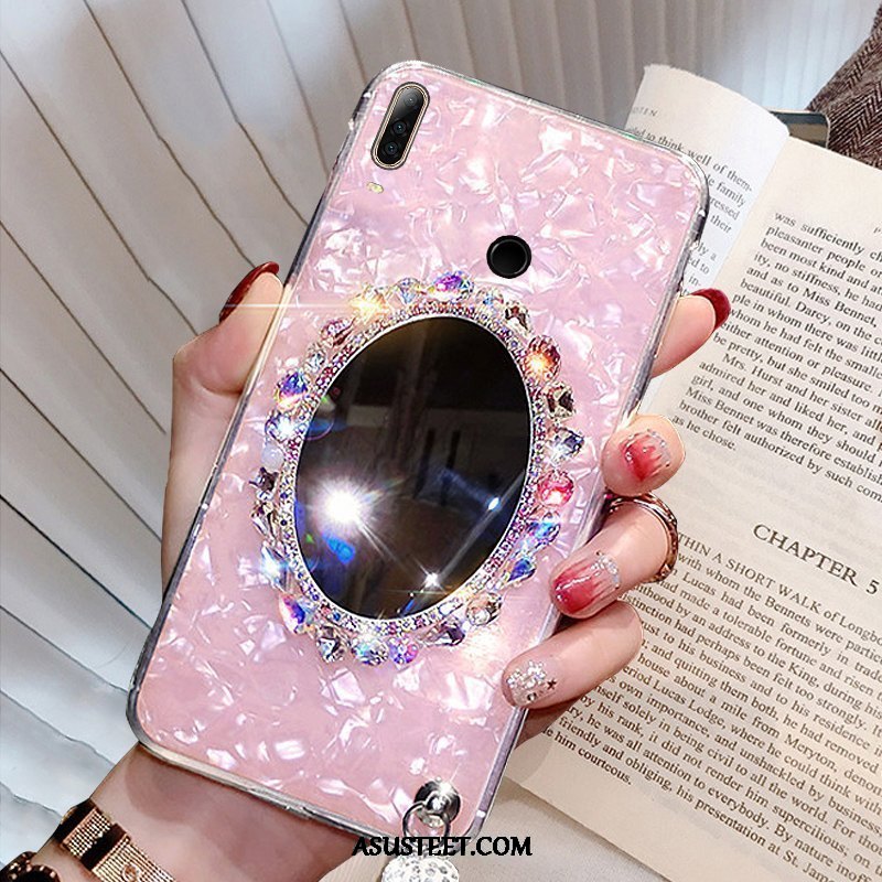 Huawei P30 Lite Kuoret Kukkakuvio Rhinestone Inlay Suojaus Kustannukset Kuori