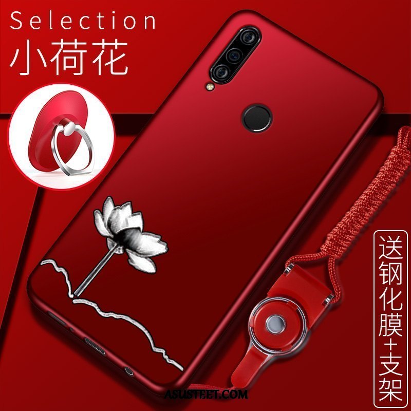 Huawei P30 Lite Kuoret Net Red Silikoni Punainen Suojaus Kuori