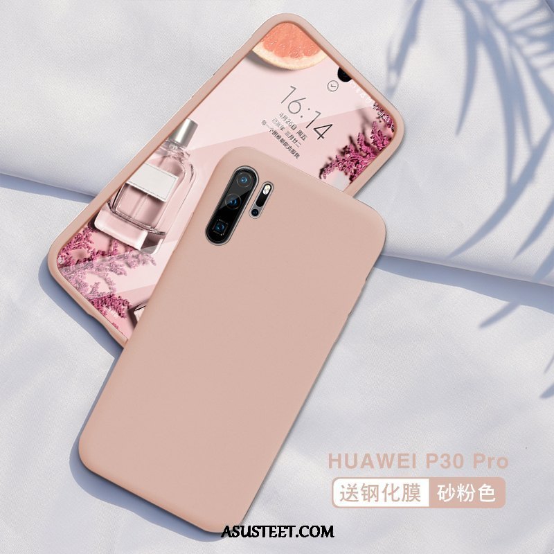 Huawei P30 Pro Kuoret Punainen Trendi Silikoni Pehmeä Neste Kuori