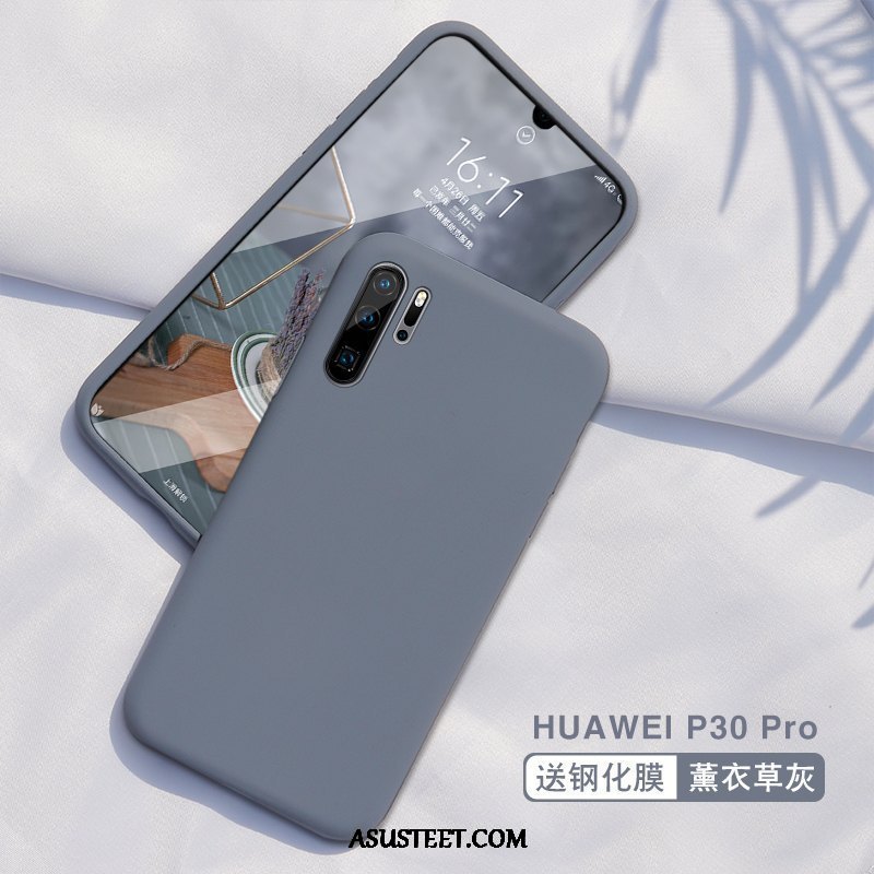Huawei P30 Pro Kuoret Punainen Trendi Silikoni Pehmeä Neste Kuori