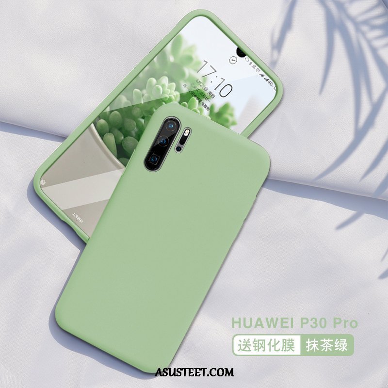 Huawei P30 Pro Kuoret Punainen Trendi Silikoni Pehmeä Neste Kuori