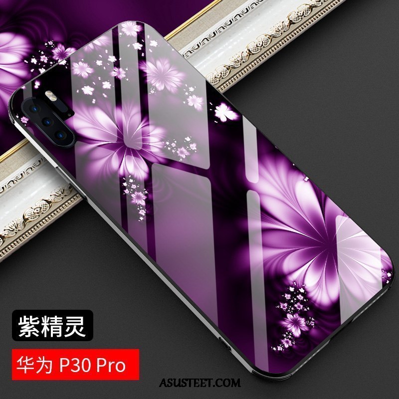 Huawei P30 Pro Kuoret Ultra Kotelo Ohut Lasi Musta