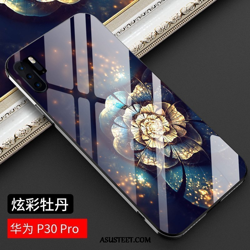 Huawei P30 Pro Kuoret Ultra Kotelo Ohut Lasi Musta