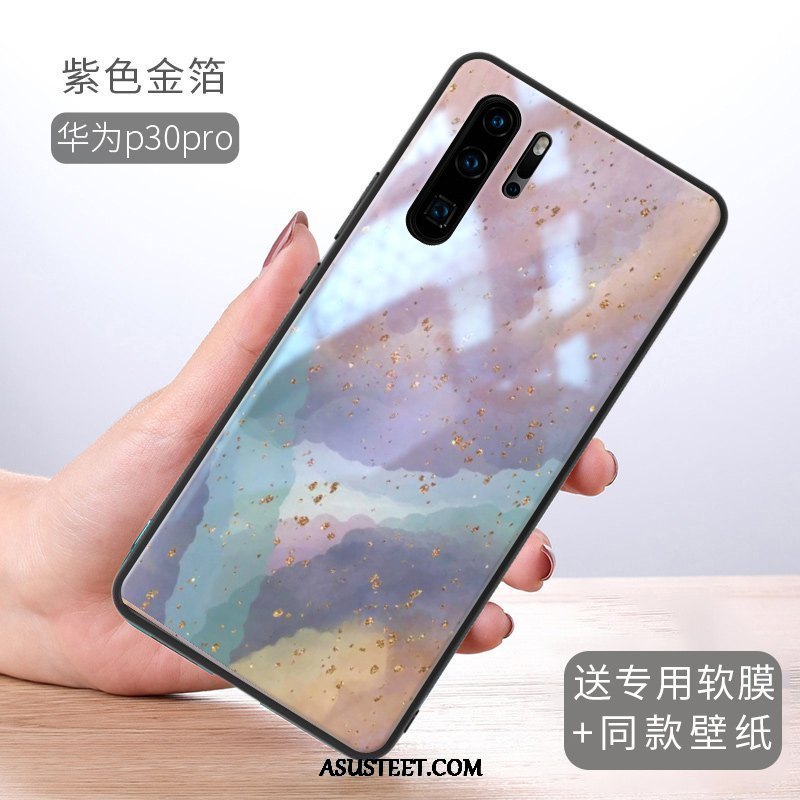 Huawei P30 Pro Kuori Kuoret Kulta Lasi Persoonallisuus Ultra Ihana