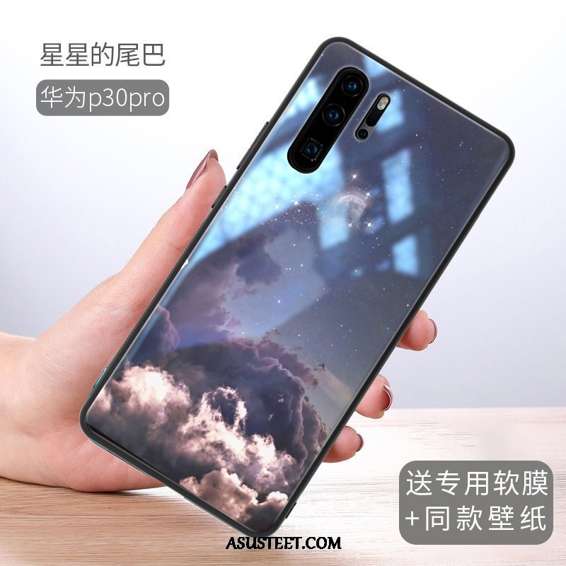 Huawei P30 Pro Kuori Kuoret Kulta Lasi Persoonallisuus Ultra Ihana