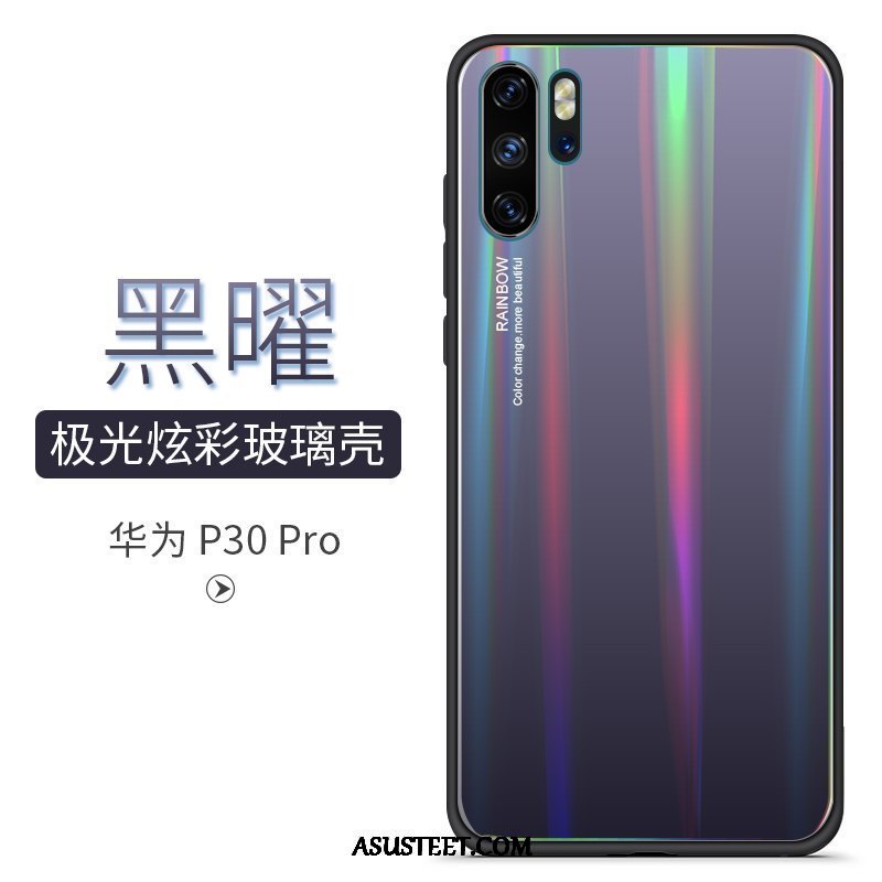 Huawei P30 Pro Kuori Kuoret Lasi Silikoni Ylellisyys Luova Tila