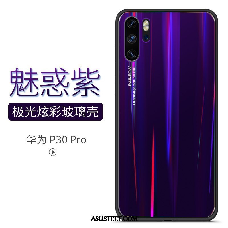 Huawei P30 Pro Kuori Kuoret Lasi Silikoni Ylellisyys Luova Tila