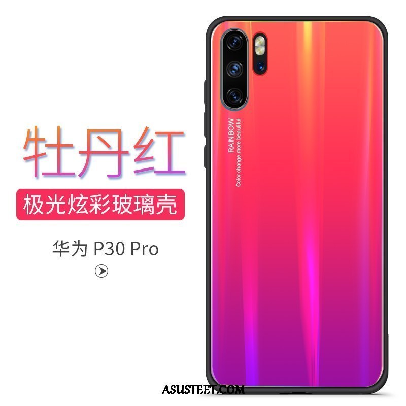 Huawei P30 Pro Kuori Kuoret Lasi Silikoni Ylellisyys Luova Tila