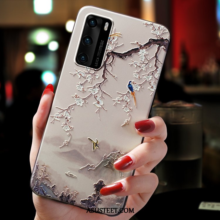 Huawei P40 Kuoret Murtumaton All Inclusive Pehmeä Neste Suojaus Silikoni