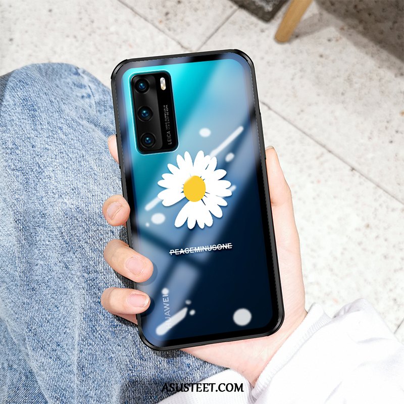 Huawei P40 Kuoret Silikoni Murtumaton All Inclusive Lasi Läpinäkyvä