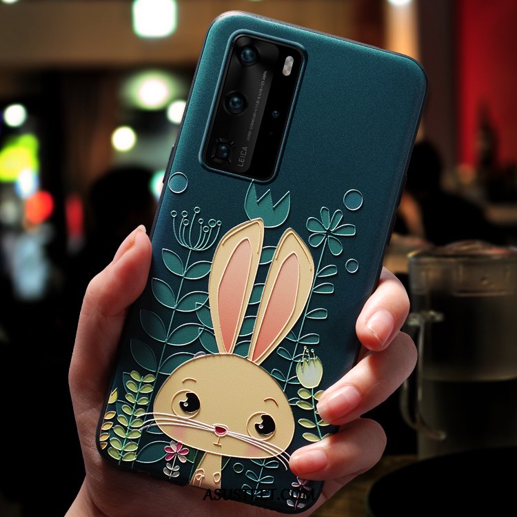 Huawei P40 Pro Kuori Kuoret All Inclusive Kotelo Murtumaton Silikoni Puhelimen