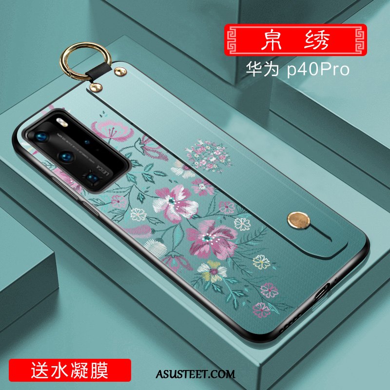 Huawei P40 Pro Kuori Kuoret Murtumaton Luova Puhelimen Vihreä Ultra