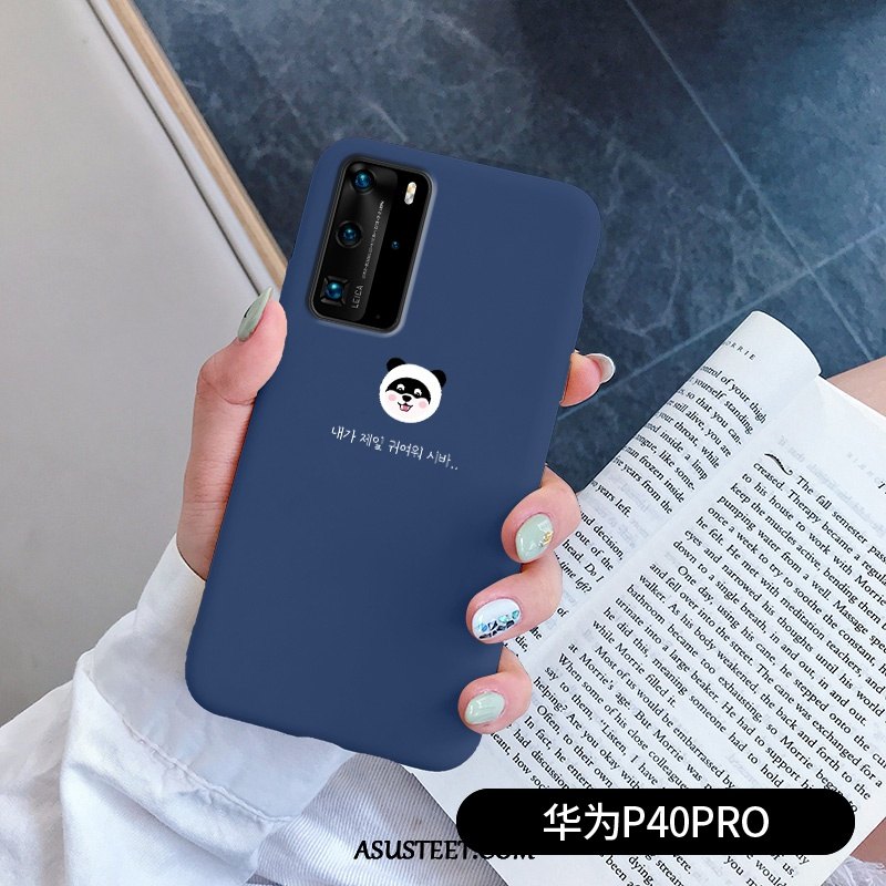 Huawei P40 Pro Kuori Kuoret Murtumaton Suojaus Silikoni Yksinkertainen