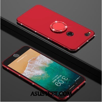 Huawei P8 Lite 2017 Kuoret Rengas Rhinestone Inlay Violetti Net Red Suojaus