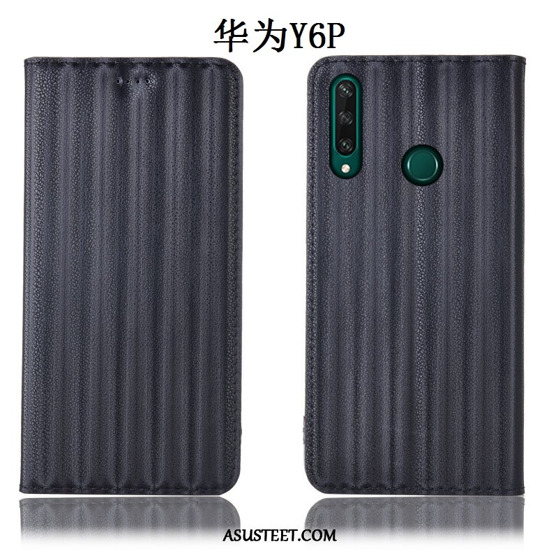 Huawei Y6p Kuoret Murtumaton Aito Nahka Suojaus Kotelo Kuori