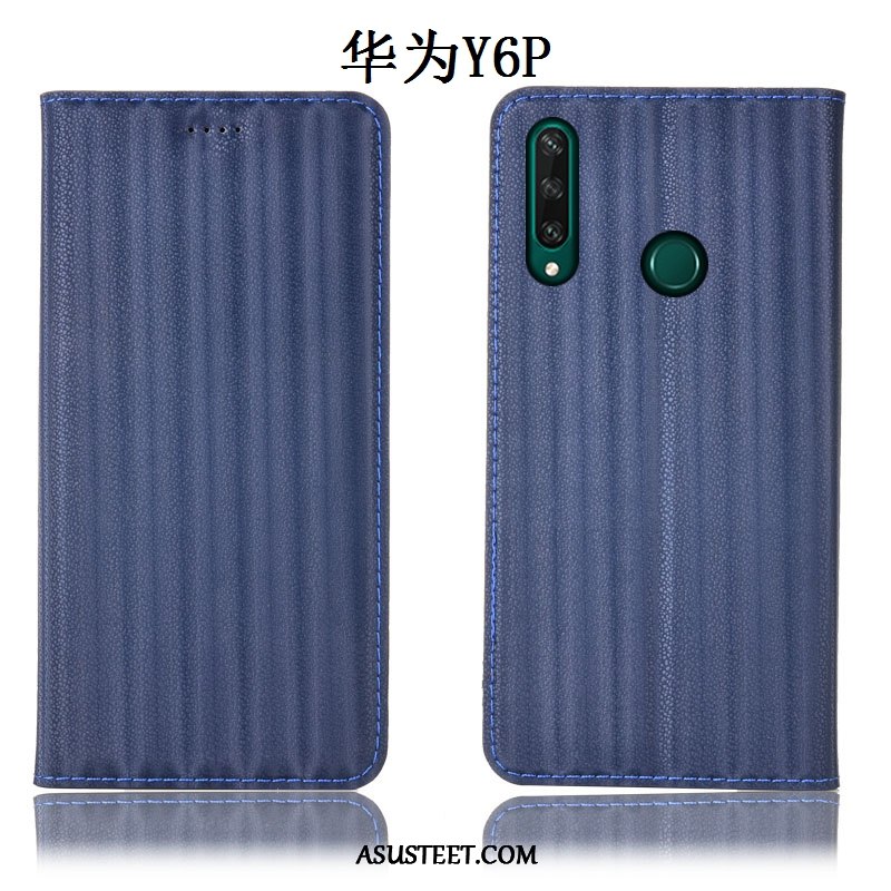 Huawei Y6p Kuoret Murtumaton Aito Nahka Suojaus Kotelo Kuori