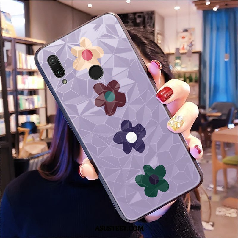 Huawei Y7 2019 Kuoret Timantti Pehmeä Neste Kuori Kukkakuvio Kustannukset