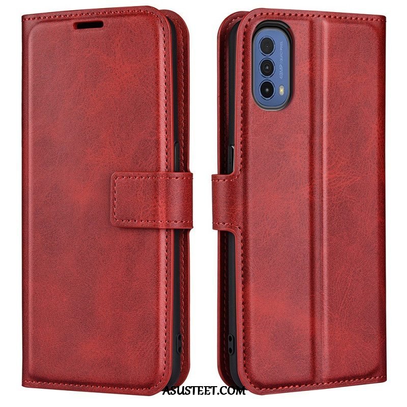 Kotelot Moto E40 / E30 / E20 Ohut Extreme Leather -efekti