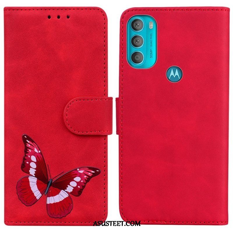 Kotelot Moto G71 5G Skin Touch Butterfly