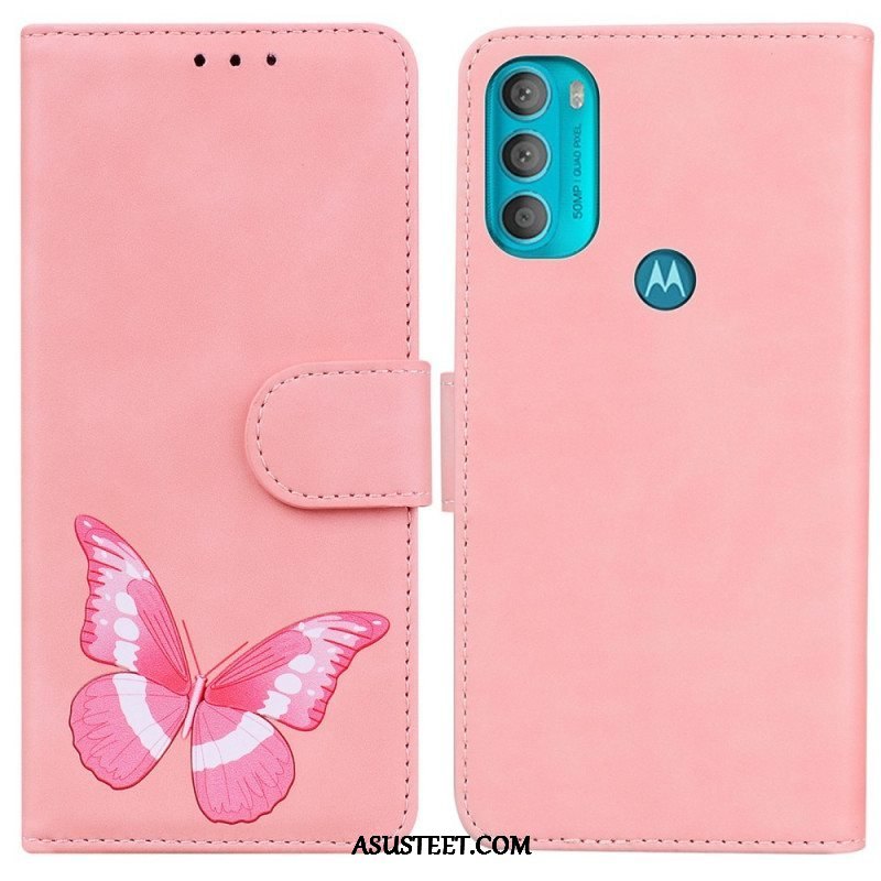 Kotelot Moto G71 5G Skin Touch Butterfly