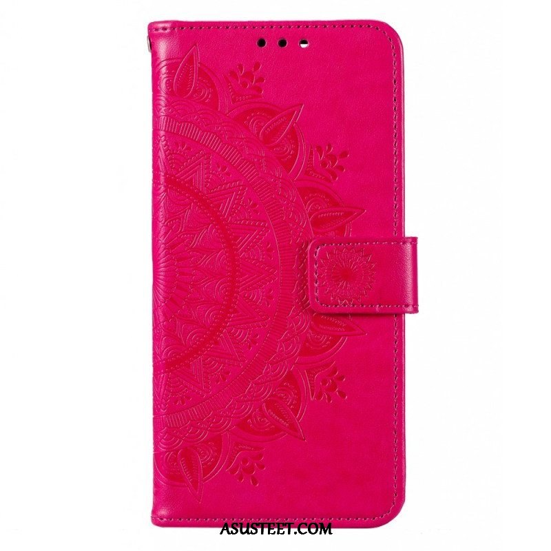 Kotelot Moto G73 5G Auringon Mandala