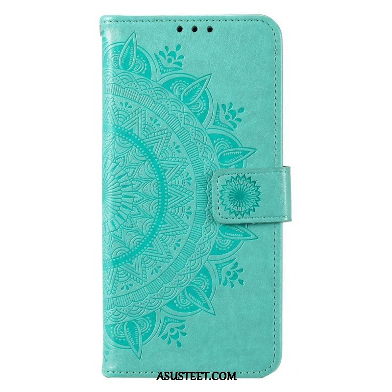 Kotelot Moto G73 5G Auringon Mandala