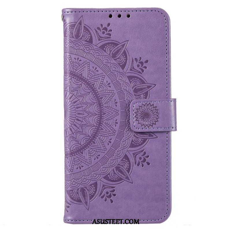 Kotelot Moto G73 5G Auringon Mandala