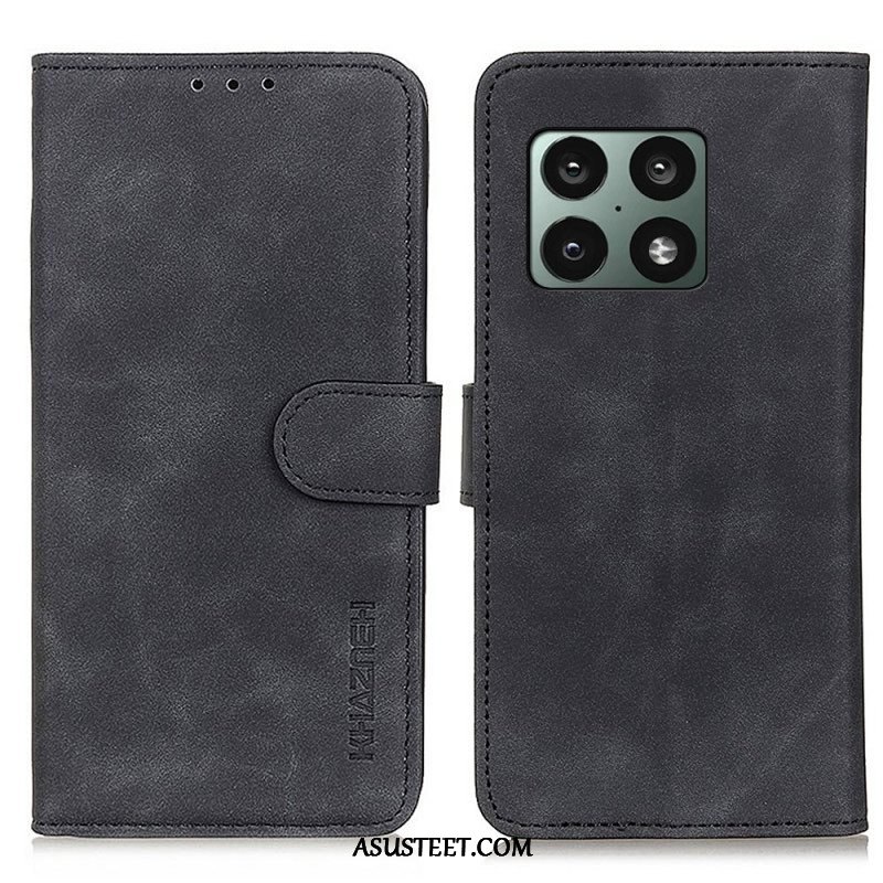 Kotelot OnePlus 10 Pro 5G Matta Vintage Leather Effect Khazneh