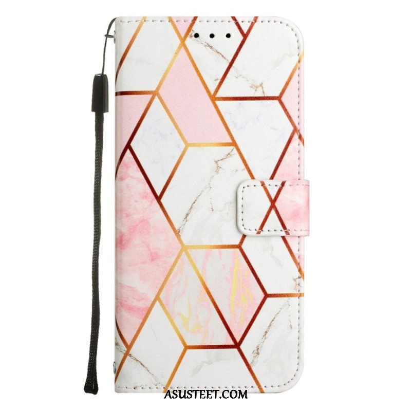 Kotelot OnePlus 10T 5G Suojaketju Kuori Strip Marble