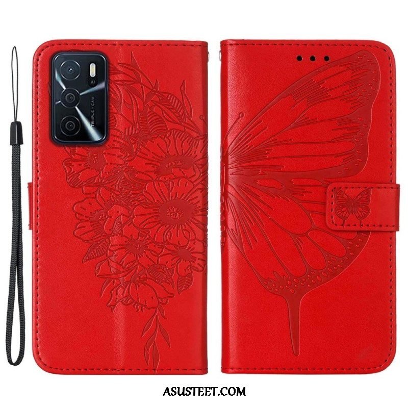 Kotelot Oppo A16 / A16s Butterfly Design